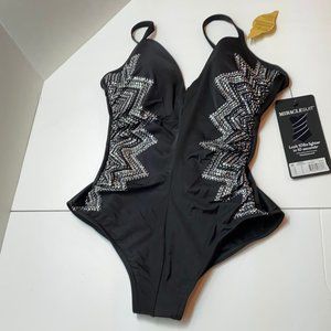NWT Miraclesuit Stitch Mix Temptation Swimsuit
